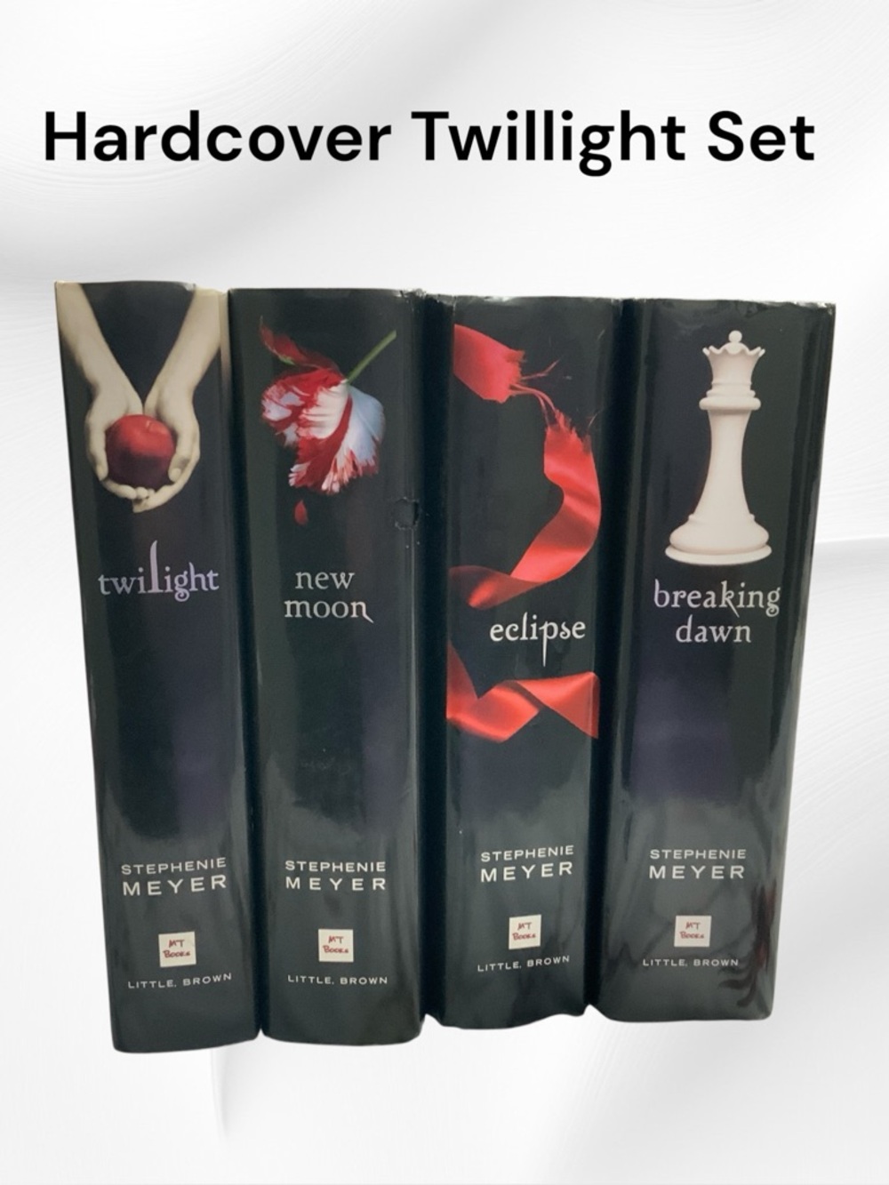 Twillight Saga Hardcover 4 Book Set with Bonus Edward and Jacob Gift